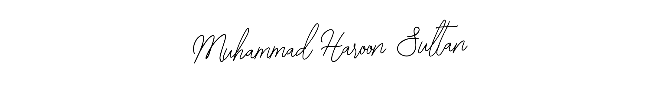 Design your own signature with our free online signature maker. With this signature software, you can create a handwritten (Bearetta-2O07w) signature for name Muhammad Haroon Sultan. Muhammad Haroon Sultan signature style 12 images and pictures png