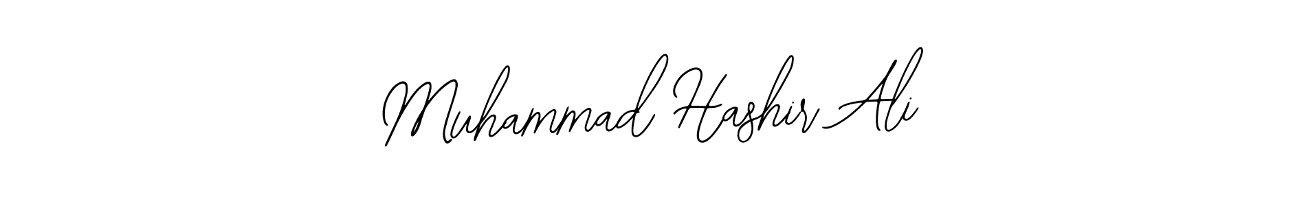 You should practise on your own different ways (Bearetta-2O07w) to write your name (Muhammad Hashir Ali) in signature. don't let someone else do it for you. Muhammad Hashir Ali signature style 12 images and pictures png