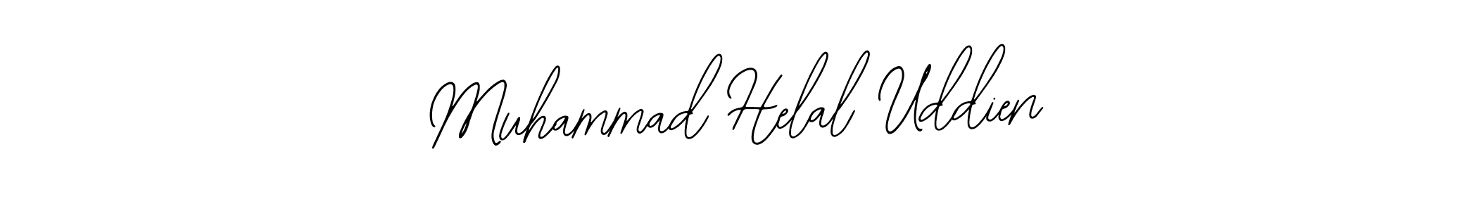 How to make Muhammad Helal Uddien name signature. Use Bearetta-2O07w style for creating short signs online. This is the latest handwritten sign. Muhammad Helal Uddien signature style 12 images and pictures png
