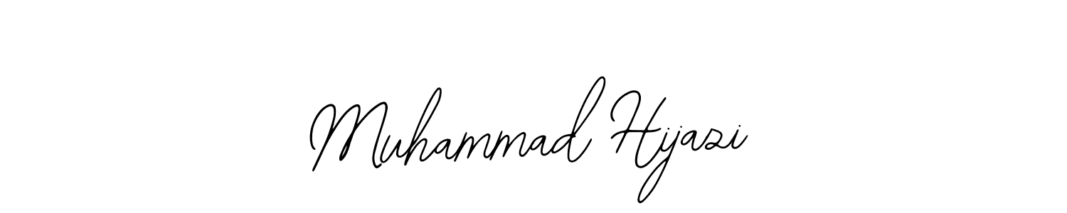 Use a signature maker to create a handwritten signature online. With this signature software, you can design (Bearetta-2O07w) your own signature for name Muhammad Hijazi. Muhammad Hijazi signature style 12 images and pictures png