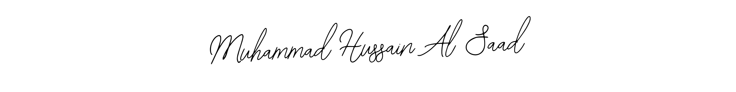 It looks lik you need a new signature style for name Muhammad Hussain Al Saad. Design unique handwritten (Bearetta-2O07w) signature with our free signature maker in just a few clicks. Muhammad Hussain Al Saad signature style 12 images and pictures png