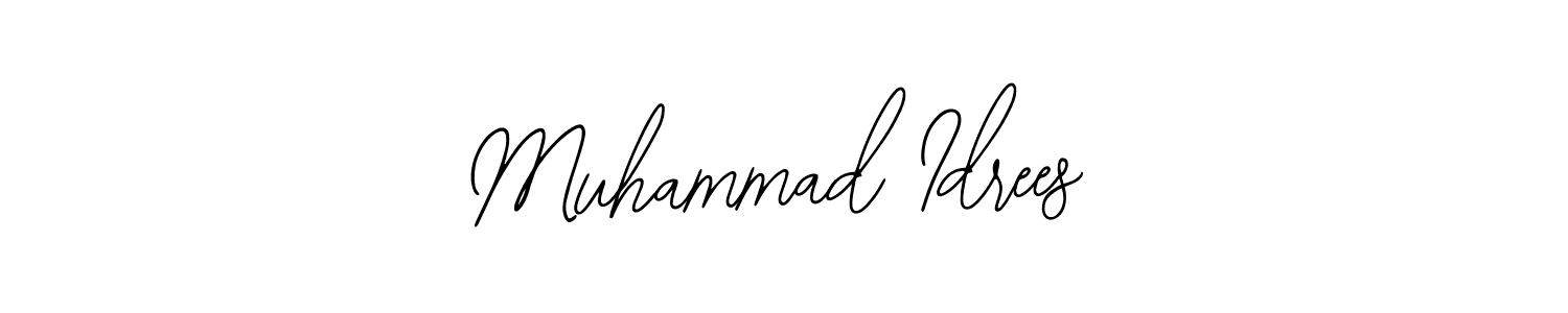 This is the best signature style for the Muhammad Idrees name. Also you like these signature font (Bearetta-2O07w). Mix name signature. Muhammad Idrees signature style 12 images and pictures png