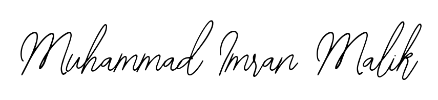Personalize your online presence with Muhammad Imran Malik signature rendered in elegant Bearetta-2O07w font. Great for website footers and blogs. Muhammad Imran Malik signature style 12 images and pictures png