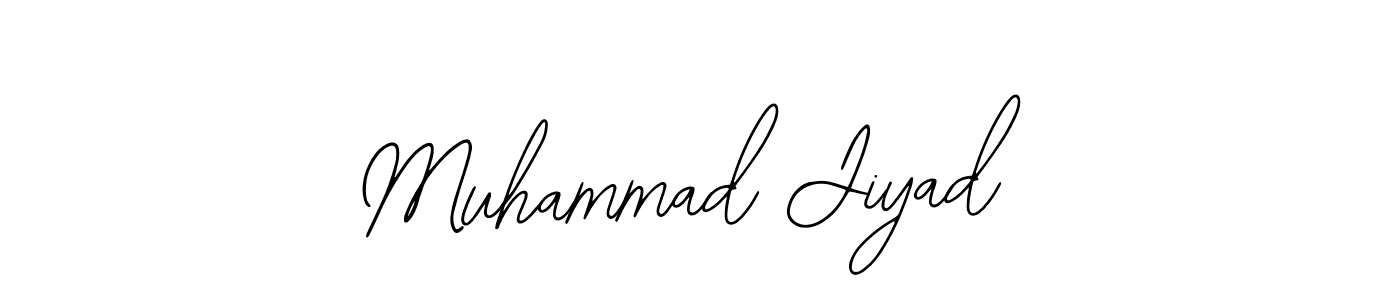 Use a signature maker to create a handwritten signature online. With this signature software, you can design (Bearetta-2O07w) your own signature for name Muhammad Jiyad. Muhammad Jiyad signature style 12 images and pictures png