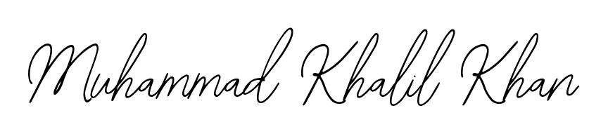 A classic penmanship look for Muhammad Khalil Khan. The Bearetta-2O07w font brings timeless elegance and confidence to every signed document. Muhammad Khalil Khan signature style 12 images and pictures png