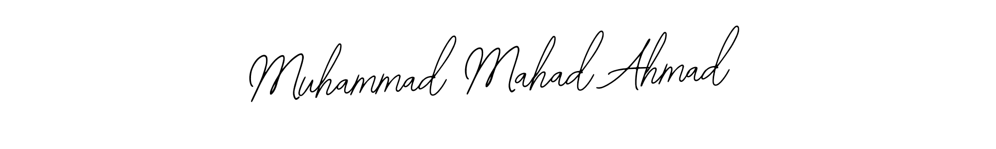 How to make Muhammad Mahad Ahmad signature? Bearetta-2O07w is a professional autograph style. Create handwritten signature for Muhammad Mahad Ahmad name. Muhammad Mahad Ahmad signature style 12 images and pictures png