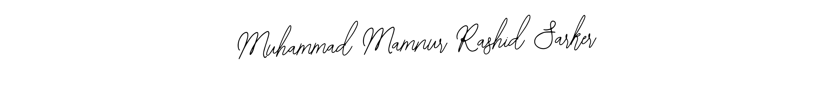 Make a beautiful signature design for name Muhammad Mamnur Rashid Sarker. With this signature (Bearetta-2O07w) style, you can create a handwritten signature for free. Muhammad Mamnur Rashid Sarker signature style 12 images and pictures png