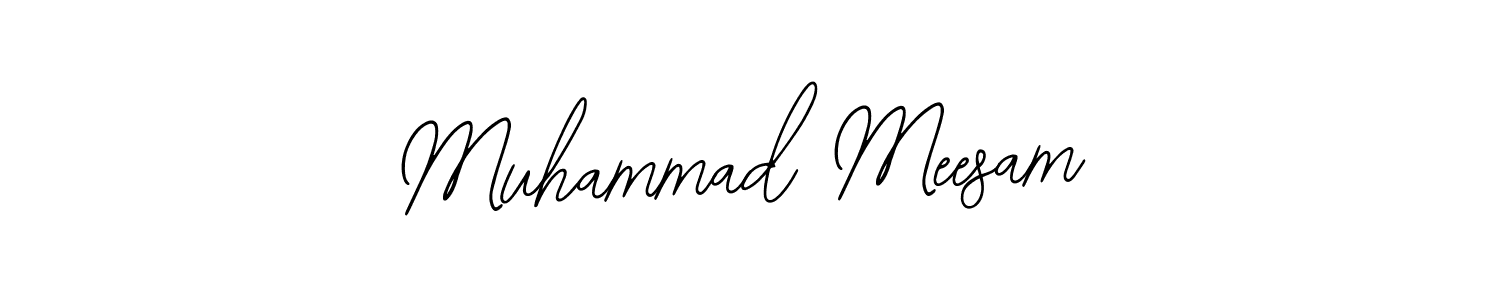 Also You can easily find your signature by using the search form. We will create Muhammad Meesam name handwritten signature images for you free of cost using Bearetta-2O07w sign style. Muhammad Meesam signature style 12 images and pictures png