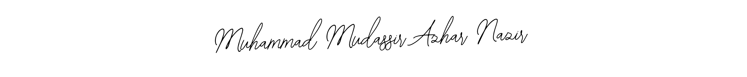 Make a short Muhammad Mudassir Azhar Nazir signature style. Manage your documents anywhere anytime using Bearetta-2O07w. Create and add eSignatures, submit forms, share and send files easily. Muhammad Mudassir Azhar Nazir signature style 12 images and pictures png