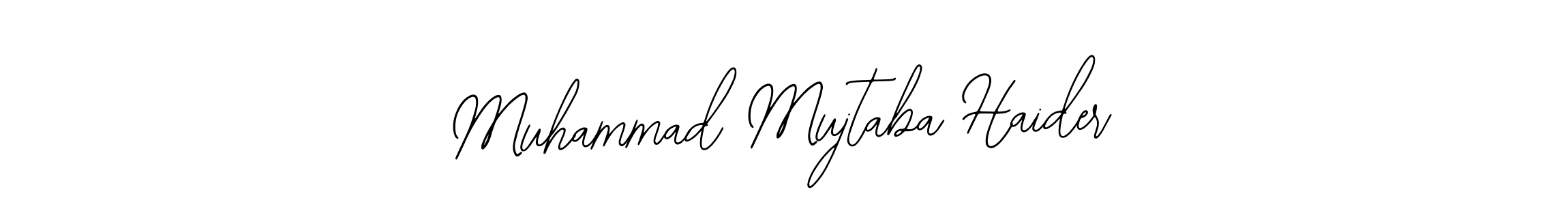 Make a beautiful signature design for name Muhammad Mujtaba Haider. With this signature (Bearetta-2O07w) style, you can create a handwritten signature for free. Muhammad Mujtaba Haider signature style 12 images and pictures png