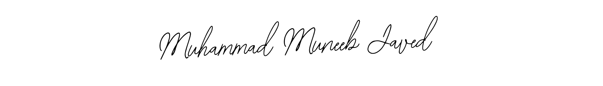 Also we have Muhammad Muneeb Javed name is the best signature style. Create professional handwritten signature collection using Bearetta-2O07w autograph style. Muhammad Muneeb Javed signature style 12 images and pictures png