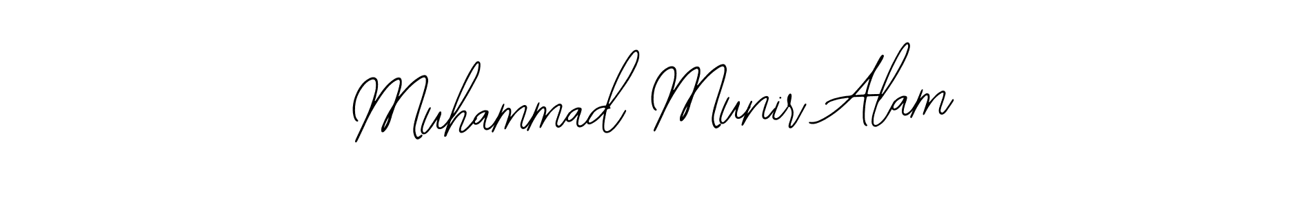 You should practise on your own different ways (Bearetta-2O07w) to write your name (Muhammad Munir Alam) in signature. don't let someone else do it for you. Muhammad Munir Alam signature style 12 images and pictures png