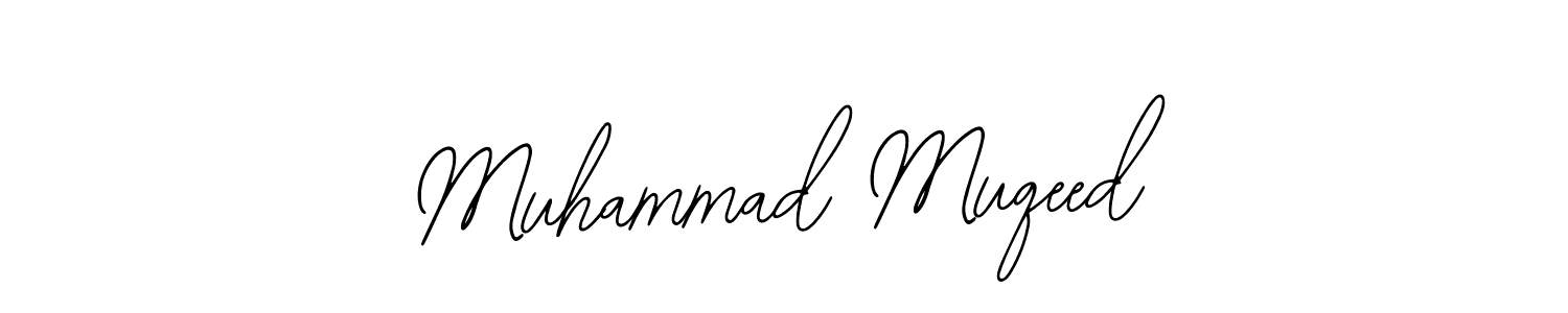 You should practise on your own different ways (Bearetta-2O07w) to write your name (Muhammad Muqeed) in signature. don't let someone else do it for you. Muhammad Muqeed signature style 12 images and pictures png