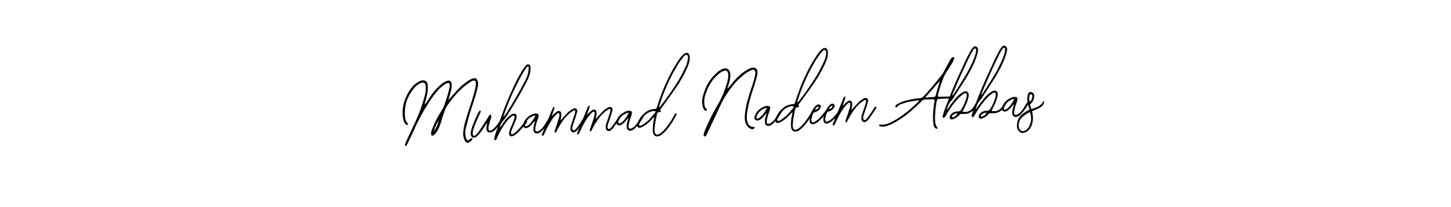 You should practise on your own different ways (Bearetta-2O07w) to write your name (Muhammad Nadeem Abbas) in signature. don't let someone else do it for you. Muhammad Nadeem Abbas signature style 12 images and pictures png