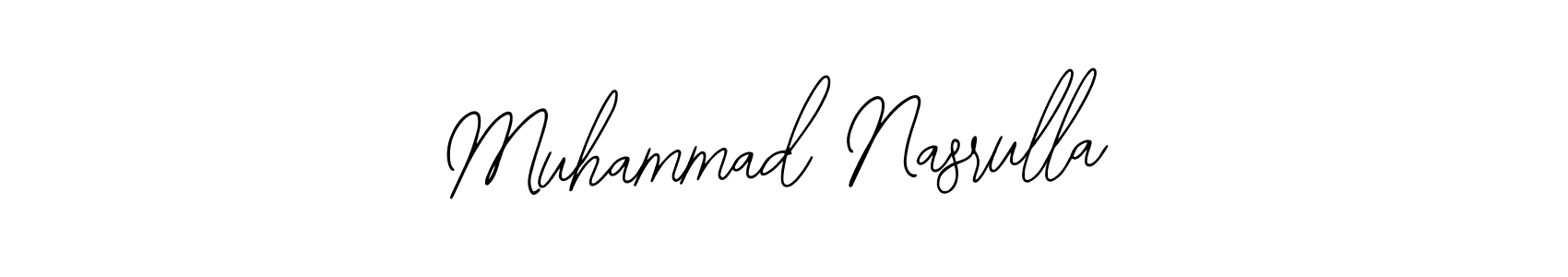 Make a short Muhammad Nasrulla signature style. Manage your documents anywhere anytime using Bearetta-2O07w. Create and add eSignatures, submit forms, share and send files easily. Muhammad Nasrulla signature style 12 images and pictures png