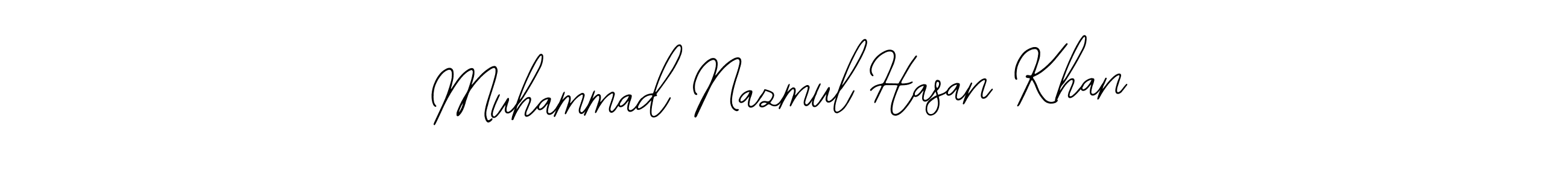 The best way (Bearetta-2O07w) to make a short signature is to pick only two or three words in your name. The name Muhammad Nazmul Hasan Khan include a total of six letters. For converting this name. Muhammad Nazmul Hasan Khan signature style 12 images and pictures png