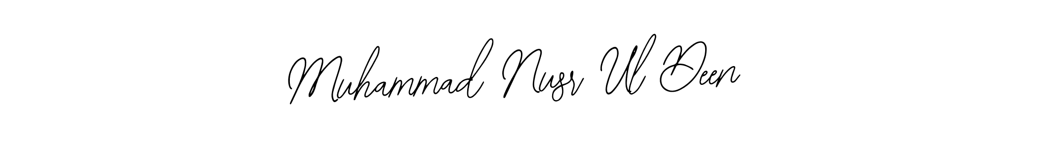 The best way (Bearetta-2O07w) to make a short signature is to pick only two or three words in your name. The name Muhammad Nusr Ul Deen include a total of six letters. For converting this name. Muhammad Nusr Ul Deen signature style 12 images and pictures png