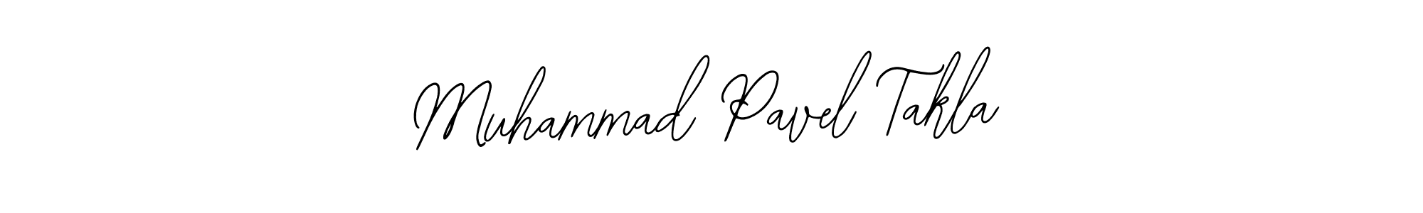 Create a beautiful signature design for name Muhammad Pavel Takla. With this signature (Bearetta-2O07w) fonts, you can make a handwritten signature for free. Muhammad Pavel Takla signature style 12 images and pictures png