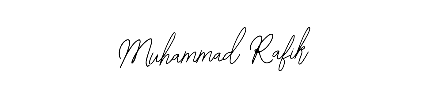 if you are searching for the best signature style for your name Muhammad Rafik. so please give up your signature search. here we have designed multiple signature styles  using Bearetta-2O07w. Muhammad Rafik signature style 12 images and pictures png