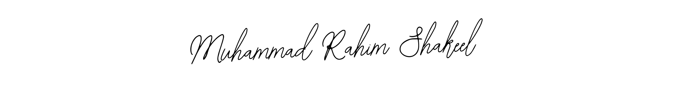 It looks lik you need a new signature style for name Muhammad Rahim Shakeel. Design unique handwritten (Bearetta-2O07w) signature with our free signature maker in just a few clicks. Muhammad Rahim Shakeel signature style 12 images and pictures png