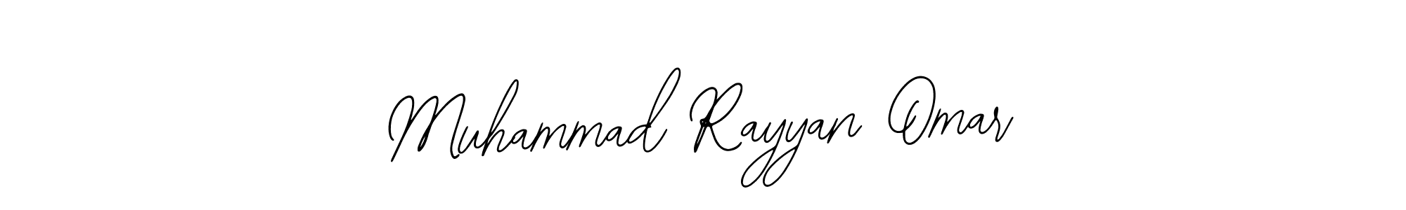 Make a beautiful signature design for name Muhammad Rayyan Omar. With this signature (Bearetta-2O07w) style, you can create a handwritten signature for free. Muhammad Rayyan Omar signature style 12 images and pictures png