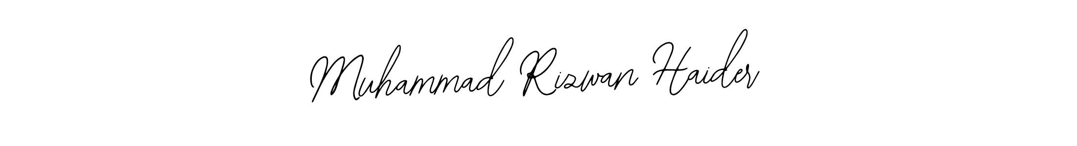 Use a signature maker to create a handwritten signature online. With this signature software, you can design (Bearetta-2O07w) your own signature for name Muhammad Rizwan Haider. Muhammad Rizwan Haider signature style 12 images and pictures png