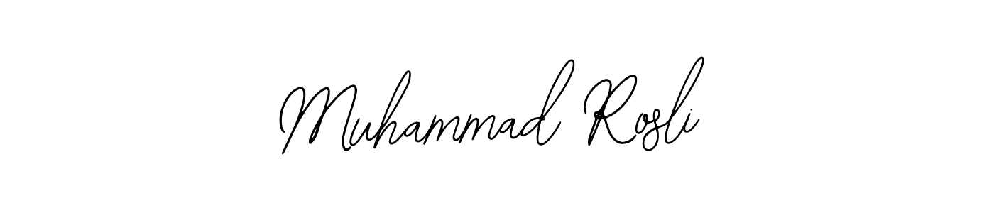 Also You can easily find your signature by using the search form. We will create Muhammad Rosli name handwritten signature images for you free of cost using Bearetta-2O07w sign style. Muhammad Rosli signature style 12 images and pictures png