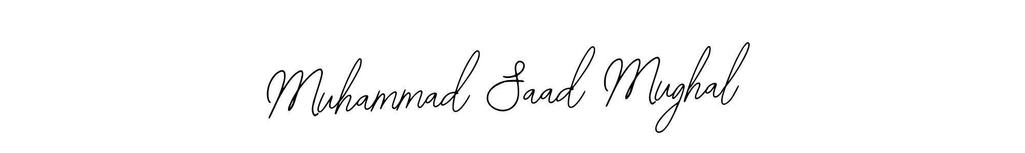 Design your own signature with our free online signature maker. With this signature software, you can create a handwritten (Bearetta-2O07w) signature for name Muhammad Saad Mughal. Muhammad Saad Mughal signature style 12 images and pictures png