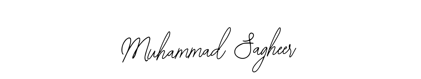 How to make Muhammad Sagheer signature? Bearetta-2O07w is a professional autograph style. Create handwritten signature for Muhammad Sagheer name. Muhammad Sagheer signature style 12 images and pictures png