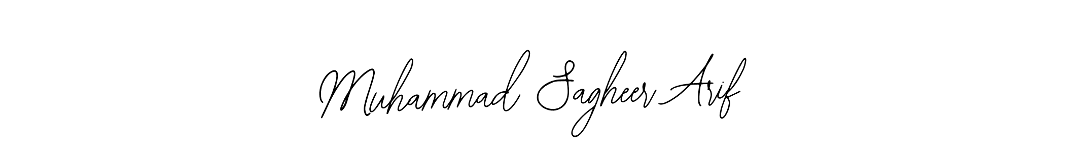 Similarly Bearetta-2O07w is the best handwritten signature design. Signature creator online .You can use it as an online autograph creator for name Muhammad Sagheer Arif. Muhammad Sagheer Arif signature style 12 images and pictures png