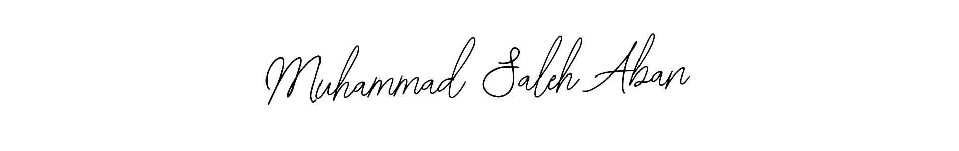 The best way (Bearetta-2O07w) to make a short signature is to pick only two or three words in your name. The name Muhammad Saleh Aban include a total of six letters. For converting this name. Muhammad Saleh Aban signature style 12 images and pictures png