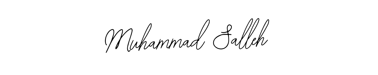 You should practise on your own different ways (Bearetta-2O07w) to write your name (Muhammad Salleh) in signature. don't let someone else do it for you. Muhammad Salleh signature style 12 images and pictures png