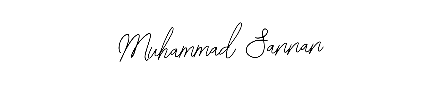 Use a signature maker to create a handwritten signature online. With this signature software, you can design (Bearetta-2O07w) your own signature for name Muhammad Sannan. Muhammad Sannan signature style 12 images and pictures png