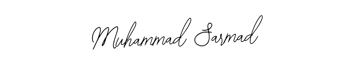 How to make Muhammad Sarmad signature? Bearetta-2O07w is a professional autograph style. Create handwritten signature for Muhammad Sarmad name. Muhammad Sarmad signature style 12 images and pictures png