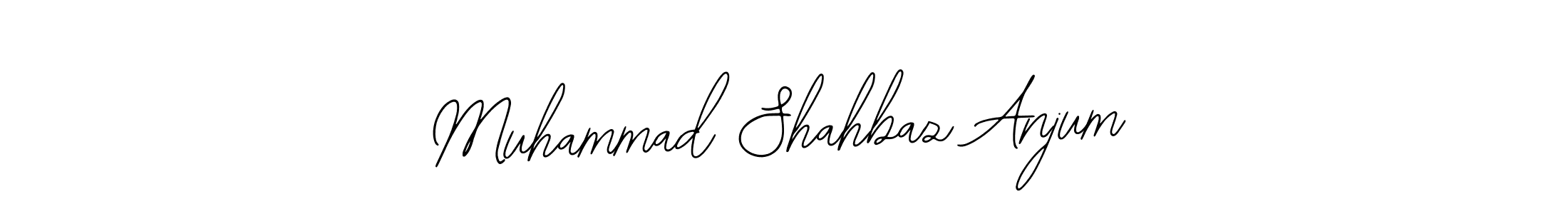 You should practise on your own different ways (Bearetta-2O07w) to write your name (Muhammad Shahbaz Anjum) in signature. don't let someone else do it for you. Muhammad Shahbaz Anjum signature style 12 images and pictures png