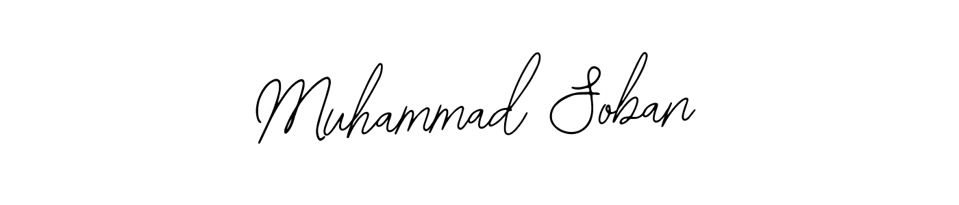 Also we have Muhammad Soban name is the best signature style. Create professional handwritten signature collection using Bearetta-2O07w autograph style. Muhammad Soban signature style 12 images and pictures png