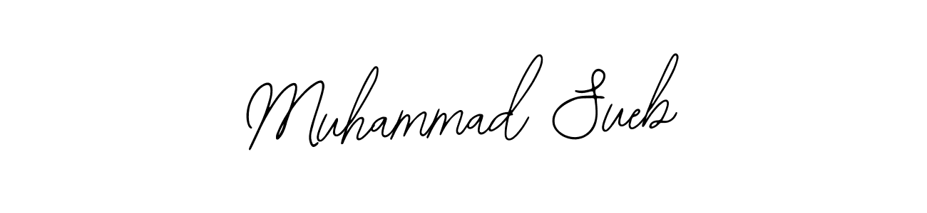 The best way (Bearetta-2O07w) to make a short signature is to pick only two or three words in your name. The name Muhammad Sueb include a total of six letters. For converting this name. Muhammad Sueb signature style 12 images and pictures png
