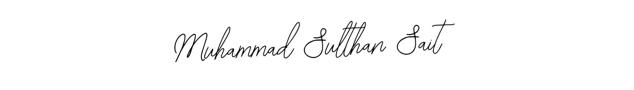 Create a beautiful signature design for name Muhammad Sulthan Sait. With this signature (Bearetta-2O07w) fonts, you can make a handwritten signature for free. Muhammad Sulthan Sait signature style 12 images and pictures png