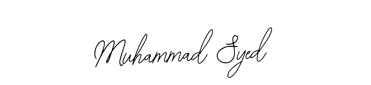 It looks lik you need a new signature style for name Muhammad Syed. Design unique handwritten (Bearetta-2O07w) signature with our free signature maker in just a few clicks. Muhammad Syed signature style 12 images and pictures png