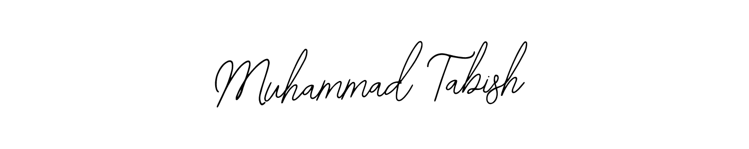 Design your own signature with our free online signature maker. With this signature software, you can create a handwritten (Bearetta-2O07w) signature for name Muhammad Tabish. Muhammad Tabish signature style 12 images and pictures png