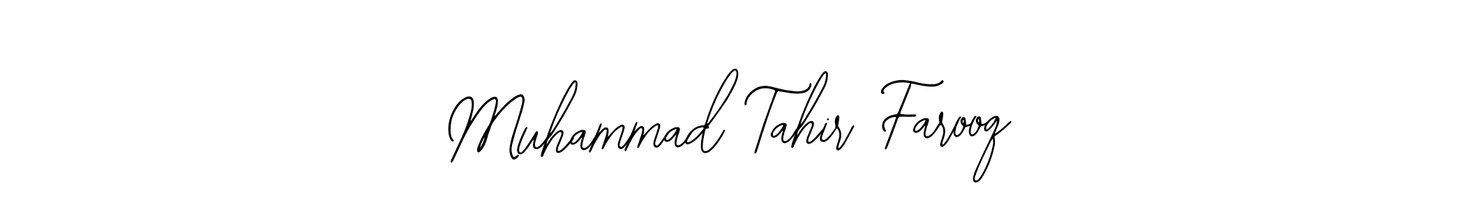 if you are searching for the best signature style for your name Muhammad Tahir Farooq. so please give up your signature search. here we have designed multiple signature styles  using Bearetta-2O07w. Muhammad Tahir Farooq signature style 12 images and pictures png