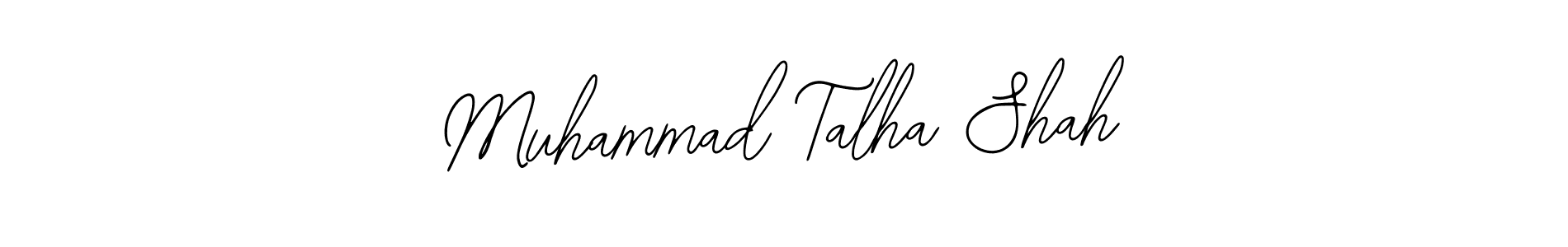 Also we have Muhammad Talha Shah name is the best signature style. Create professional handwritten signature collection using Bearetta-2O07w autograph style. Muhammad Talha Shah signature style 12 images and pictures png