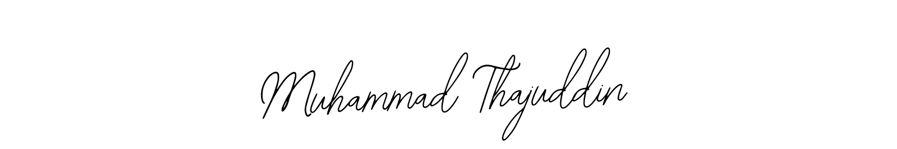 How to Draw Muhammad Thajuddin signature style? Bearetta-2O07w is a latest design signature styles for name Muhammad Thajuddin. Muhammad Thajuddin signature style 12 images and pictures png