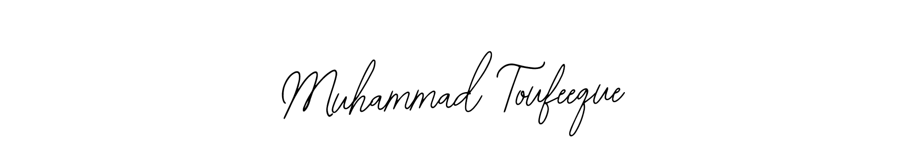 Use a signature maker to create a handwritten signature online. With this signature software, you can design (Bearetta-2O07w) your own signature for name Muhammad Toufeeque. Muhammad Toufeeque signature style 12 images and pictures png
