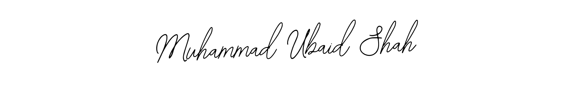 Create a beautiful signature design for name Muhammad Ubaid Shah. With this signature (Bearetta-2O07w) fonts, you can make a handwritten signature for free. Muhammad Ubaid Shah signature style 12 images and pictures png