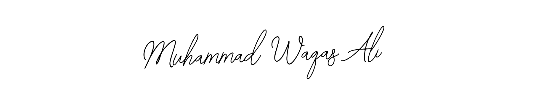 You should practise on your own different ways (Bearetta-2O07w) to write your name (Muhammad Waqas Ali) in signature. don't let someone else do it for you. Muhammad Waqas Ali signature style 12 images and pictures png