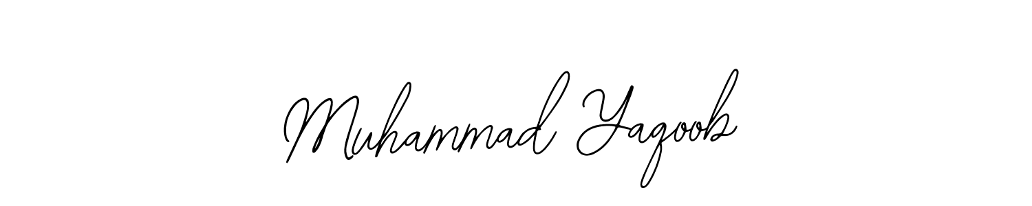 Also we have Muhammad Yaqoob name is the best signature style. Create professional handwritten signature collection using Bearetta-2O07w autograph style. Muhammad Yaqoob signature style 12 images and pictures png