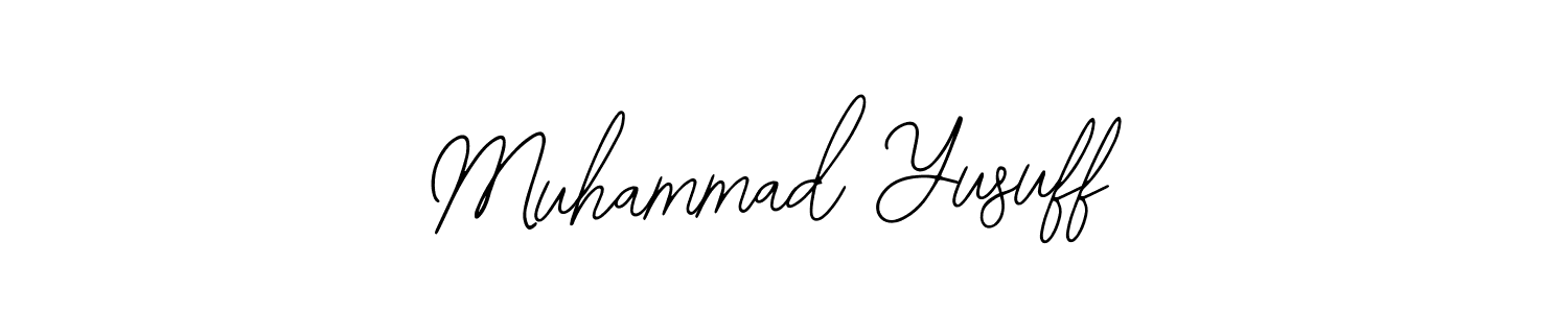 Similarly Bearetta-2O07w is the best handwritten signature design. Signature creator online .You can use it as an online autograph creator for name Muhammad Yusuff. Muhammad Yusuff signature style 12 images and pictures png