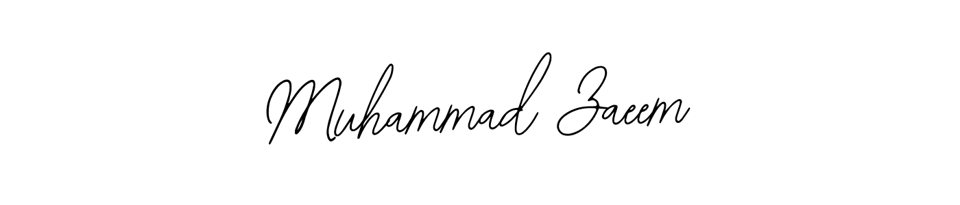 How to make Muhammad Zaeem signature? Bearetta-2O07w is a professional autograph style. Create handwritten signature for Muhammad Zaeem name. Muhammad Zaeem signature style 12 images and pictures png