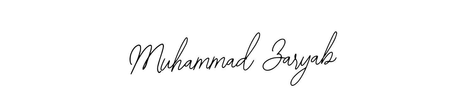 Create a beautiful signature design for name Muhammad Zaryab. With this signature (Bearetta-2O07w) fonts, you can make a handwritten signature for free. Muhammad Zaryab signature style 12 images and pictures png